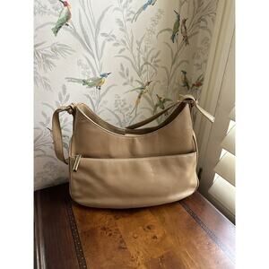 GIANI BERNINI Nappa Classic leather hobo women's shoulder bag -WHEAT/ YELLOW